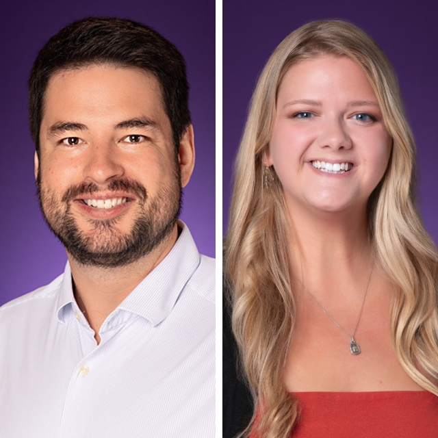 Headshot of Jared LaGroue and Nina Cook